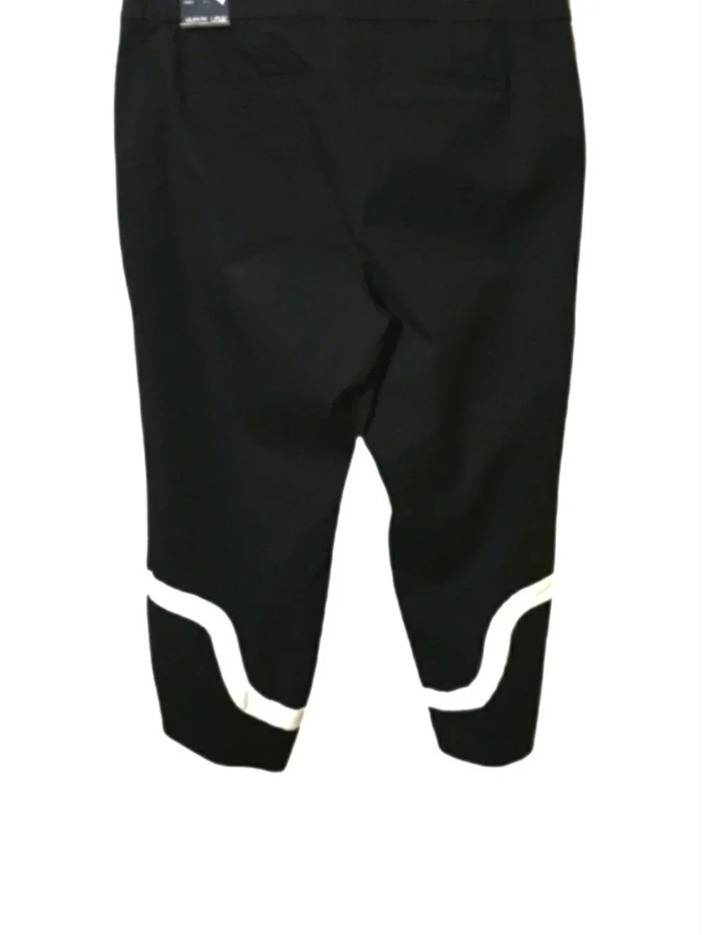Alfani Black and White Skinny Leg Comfort Waist Ankle Pants Size 16W NWT
